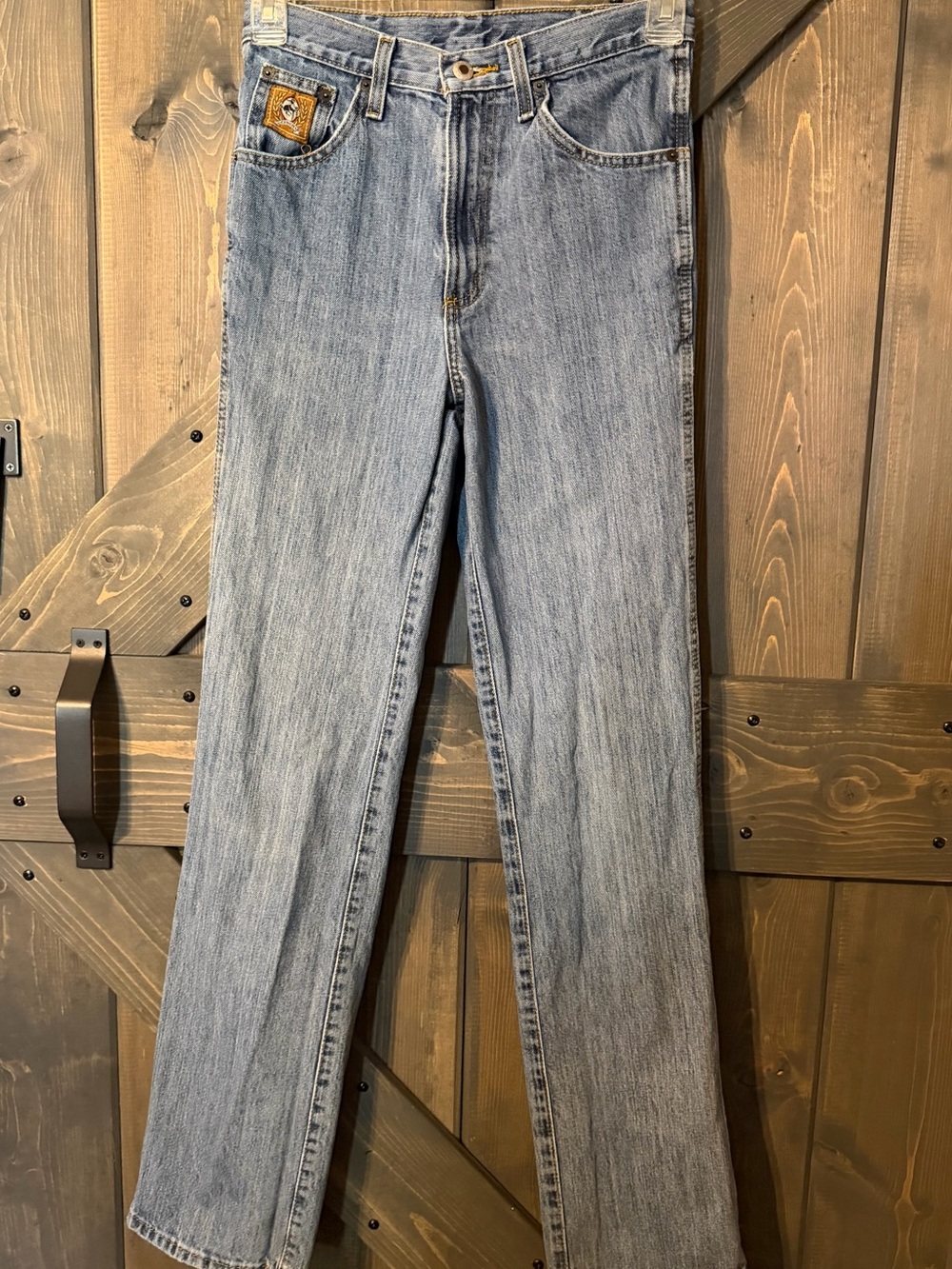 Cinch Bronze Label Men’s Slim Fit Jeans in a medium Stonewash Finish 28/34